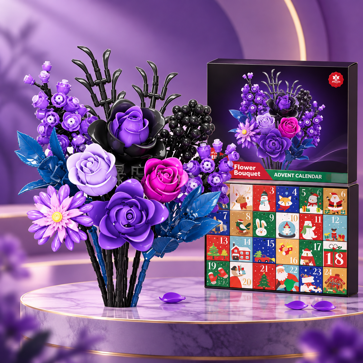Midnight Purple Bouquet