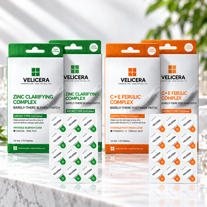 Meet VELICERA™ — Barely-There Patches Made for Makeup Days