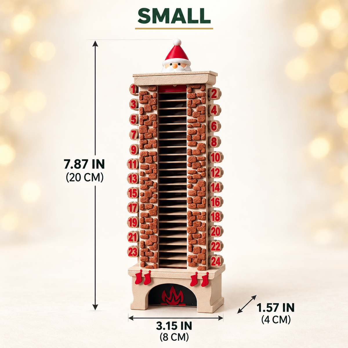 Santa’s Chimney Surprise – 24-Day Christmas Countdown Advent Calendar