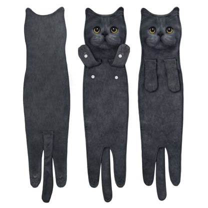 🎁 Early Christmas Sale 🎅 Funny Cat Hand Towels