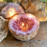 Amethyst Candle